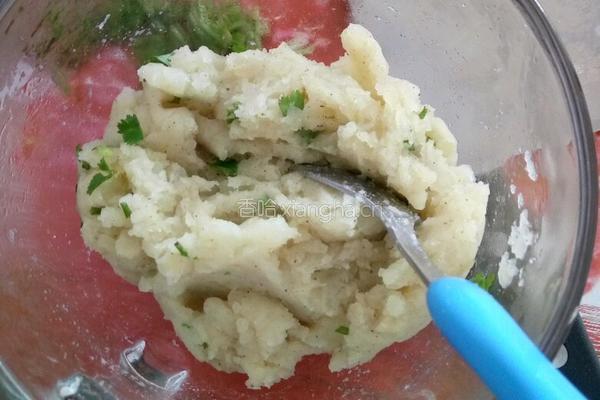香菜土豆泥的做法图解7