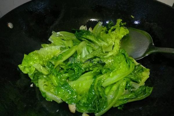 炒生菜的做法图解6
