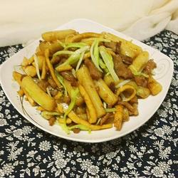 九芽肉丝炒年糕的做法[图]