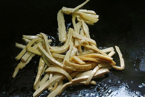 九芽肉丝炒年糕的做法图解11