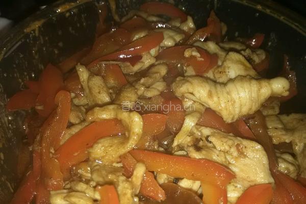 甜椒炒肉的做法图解7