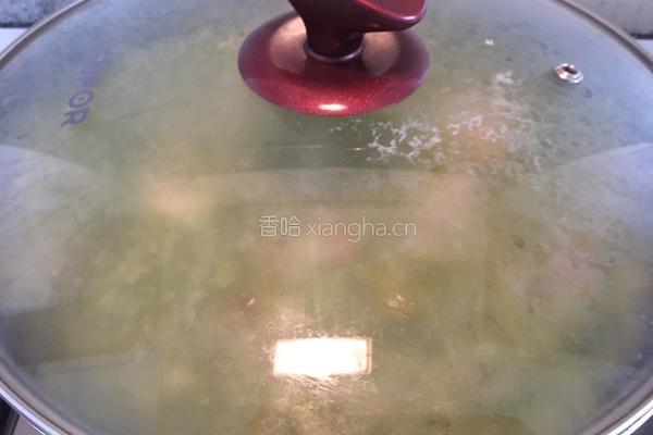 罗勒青酱鲜虾炖饭的做法图解11