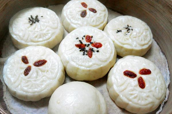 红薯面白糖芝麻包的做法图解22