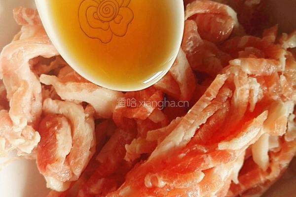 香干肉丝炒韭菜花的做法图解5