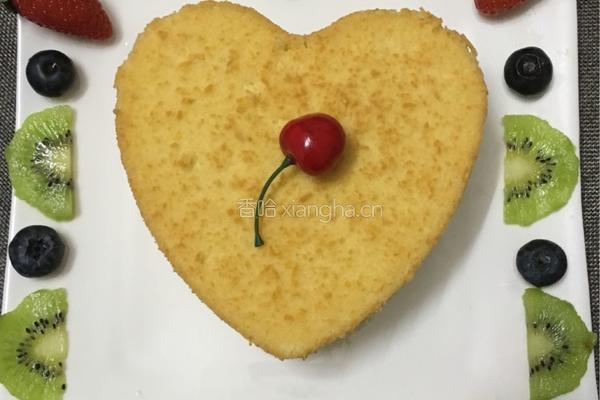 六寸爱心蛋糕的做法图解25