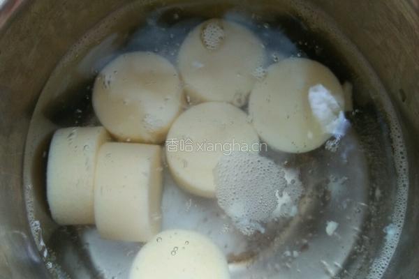 虾仁蒸豆腐的做法图解3