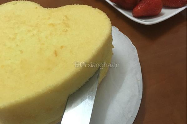 爱心水果蛋糕的做法图解5