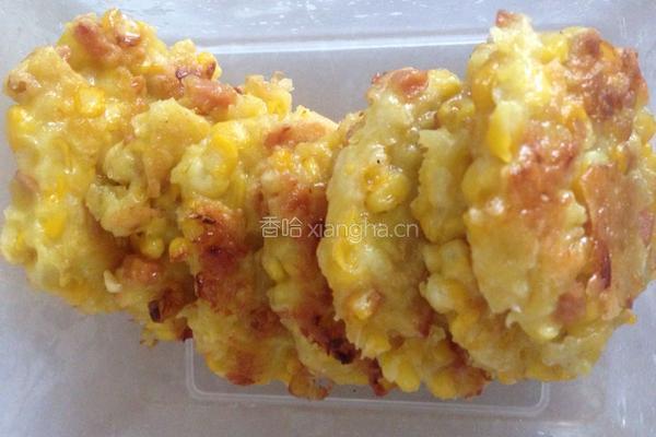香煎玉米饼的做法图解8