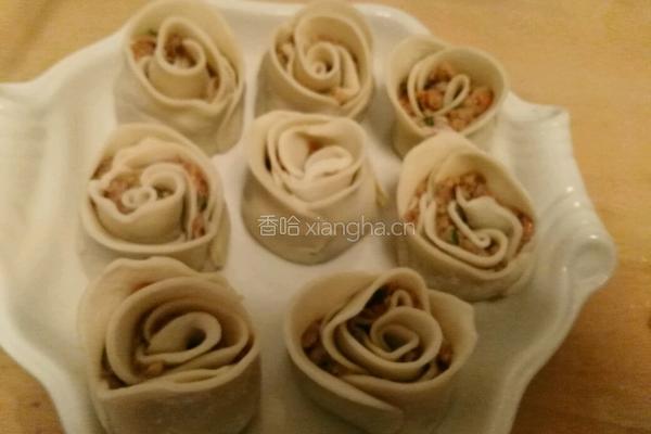 玫瑰花饺子 的做法图解7