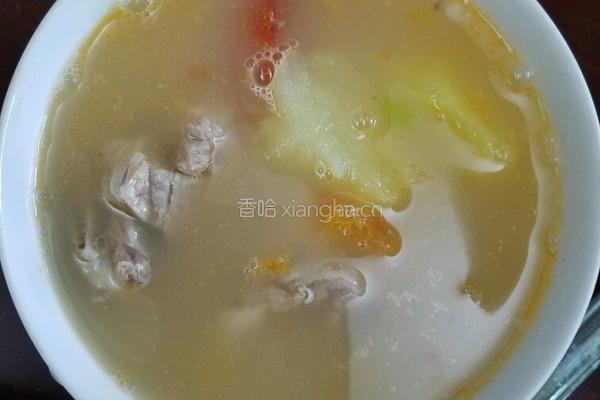 土豆番茄排骨汤