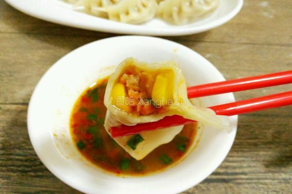 玉米胡萝卜猪肉馅饺子的做法图解20