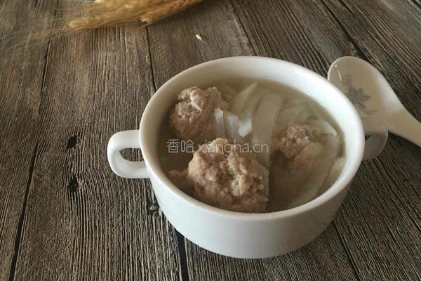 肉丸萝卜汤的做法图解7