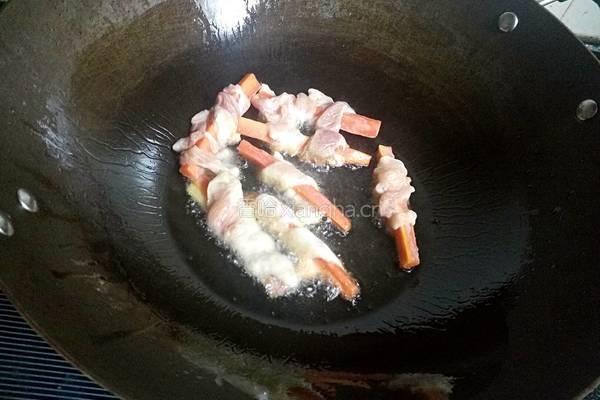 胡萝卜鸡肉卷的做法图解7