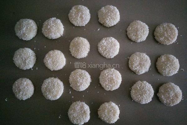 蛋白椰蓉小饼的做法图解7