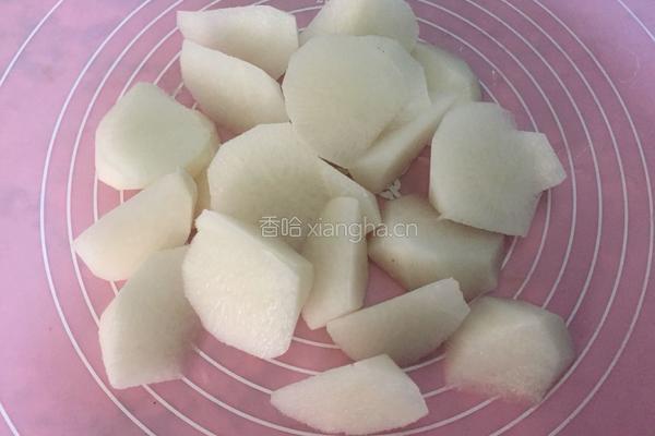 羊腿炖萝卜的做法图解3