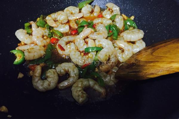 香辣虾仁的做法图解3