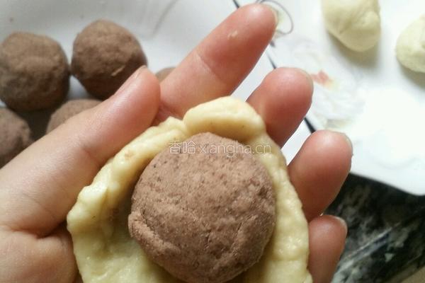 红豆沙月饼的做法图解7