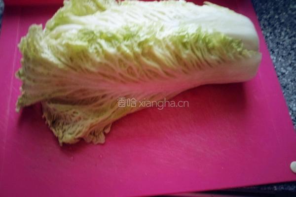 虾米白菜的做法图解1
