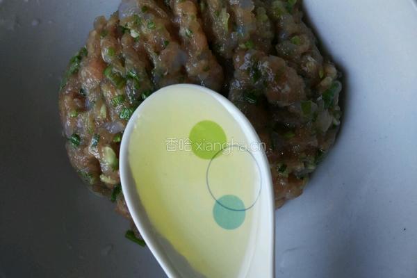 生煎虾仁肉末小馄饨的做法图解5
