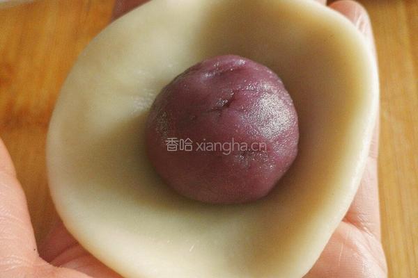 紫薯红豆酥的做法图解5