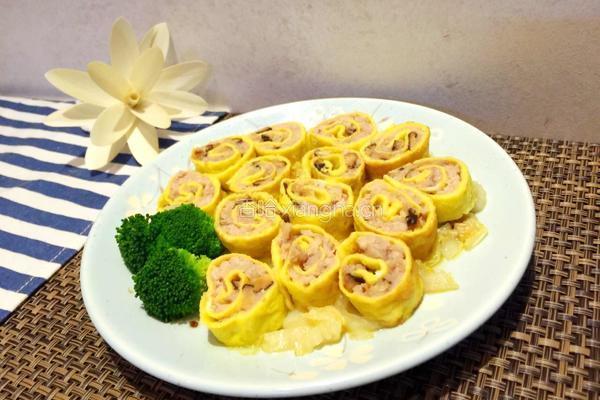 蛋卷蒸肉的做法图解11