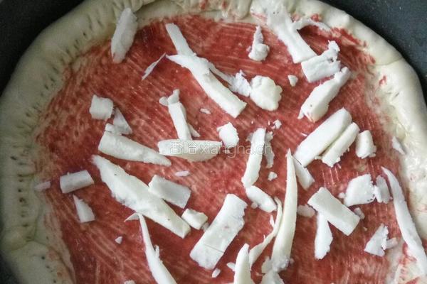 九寸香肠鱼豆腐披萨的做法图解8