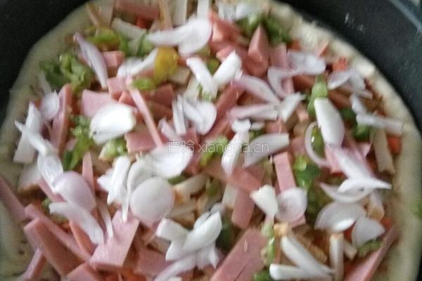 九寸香肠鱼豆腐披萨的做法图解9