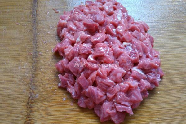 牛肉炒三蔬的做法图解3