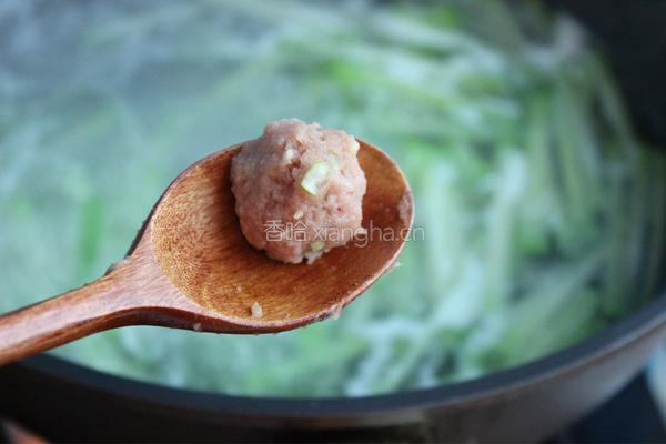 萝卜牛肉丸子汤的做法图解8