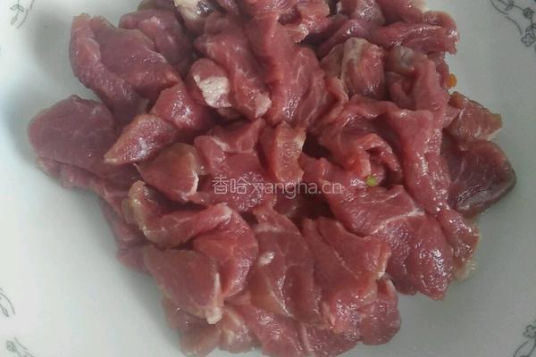 白瓜炒肉的做法图解2