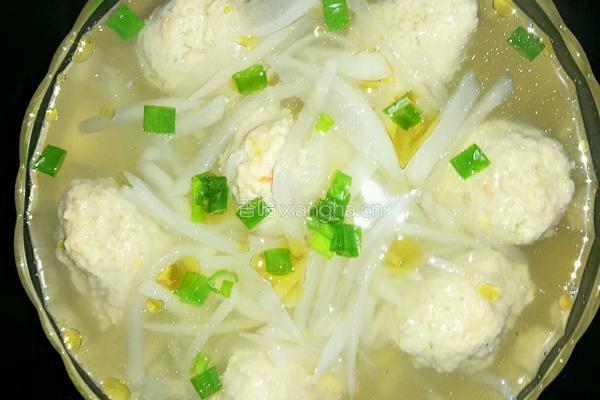 萝卜丝肉丸汤的做法图解9