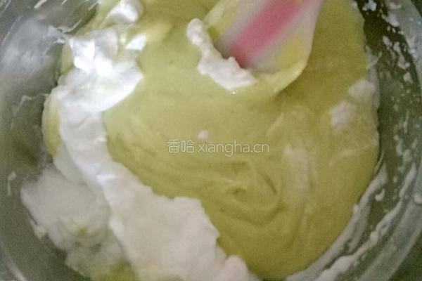 抹茶戚风蛋糕（6寸）的做法图解10