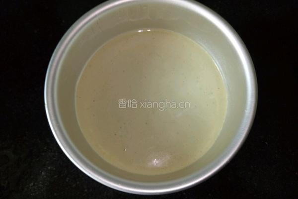 抹茶戚风蛋糕（6寸）的做法图解12