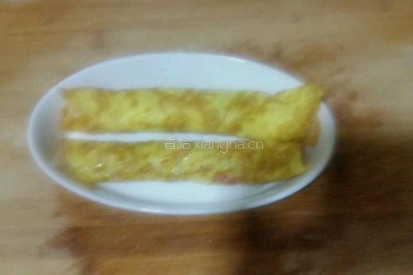 鲜肉蛋卷的做法图解4