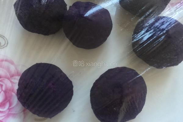 南瓜小猪紫薯包 的做法图解8