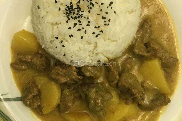 咖喱牛肉饭的做法图解9