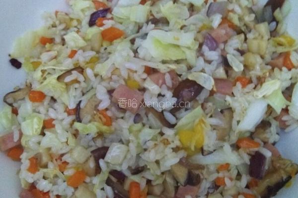 杂锦炒饭的做法图解4