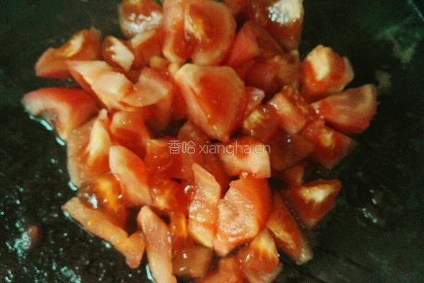 番茄浓汁汤年糕的做法图解7