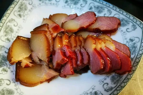 腊肉炒青椒的做法图解3