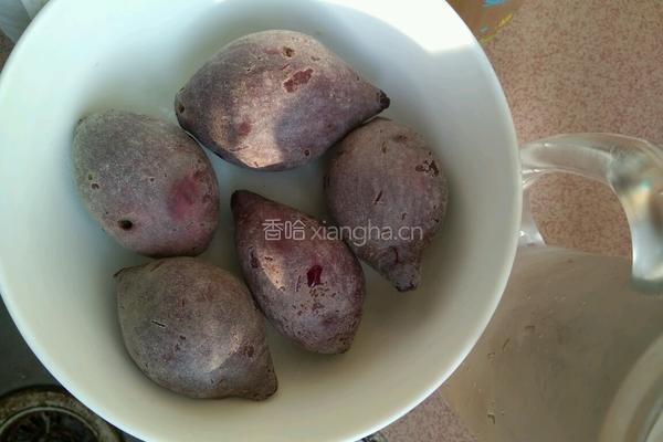 紫薯包和馒头的做法图解1
