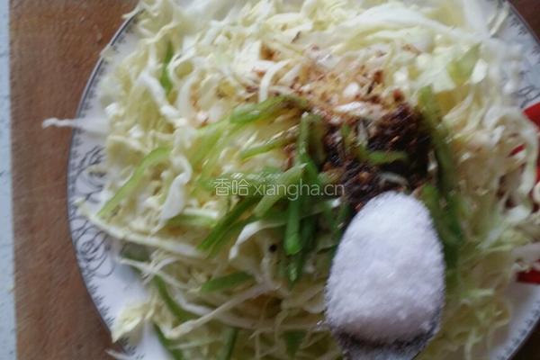 凉拌包菜的做法图解8