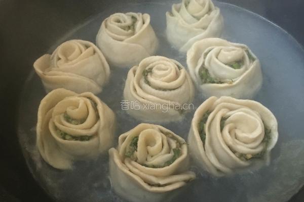 玫瑰花煎饺的做法图解9