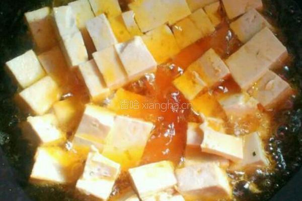 胡萝卜炒豆腐的做法图解4
