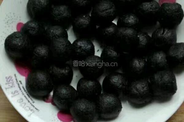 缤纷五彩芝麻汤圆的做法图解5