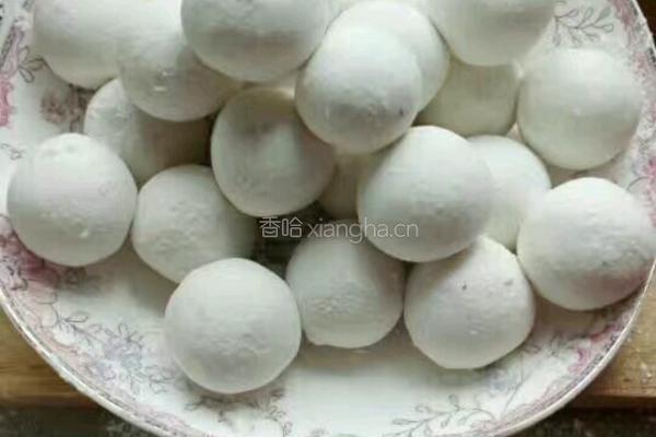 缤纷五彩芝麻汤圆的做法图解8
