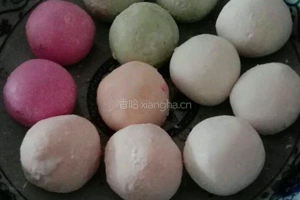 缤纷五彩芝麻汤圆的做法图解9
