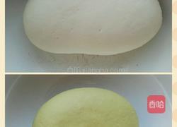 玫瑰花肉馒头(抹茶)的做法图解3