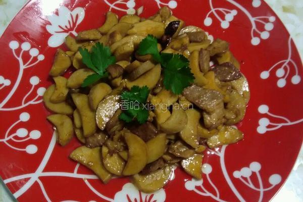 肉炒杏鲍菇的做法图解9