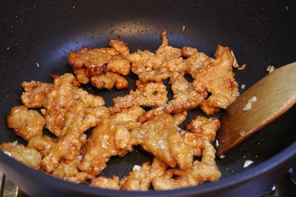 锅包肉的做法图解12