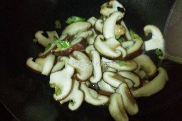 香菇油菜的做法图解4